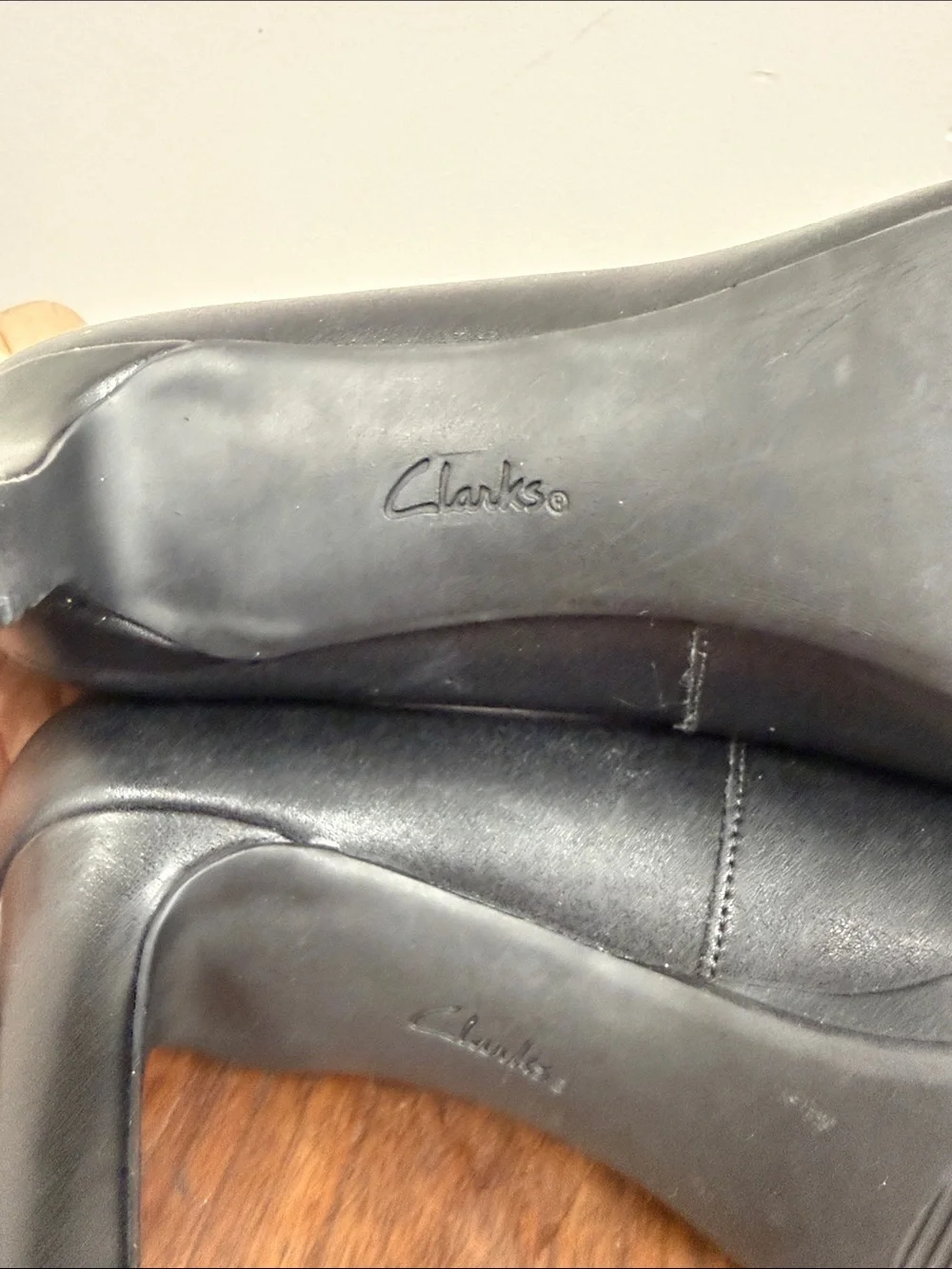 Clarks Collection Black Platform Heels /‎ Pumps sz 9.5